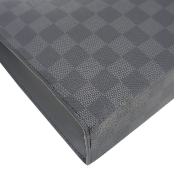 LOUIS VUITTON Voyage MM Damier Graphite Pouch Black