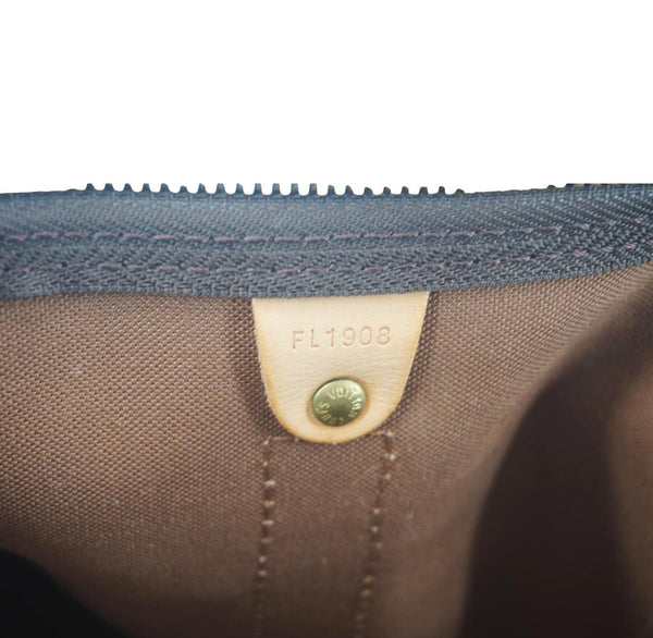 LOUIS VUITTON Keepall 55 Monogram Canvas Boston Bag Brown