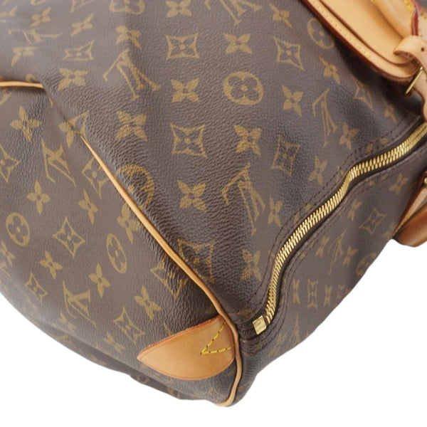 LOUIS VUITTON Keepall 55 Monogram Canvas Boston Bag Brown