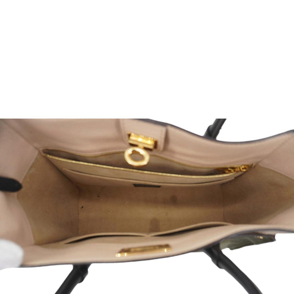 LOUIS VUITTON On My Side MM Monogram Canvas Satchel Bag Cream