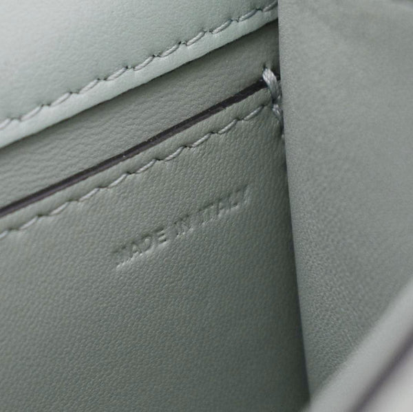 VALENTINO Jewel Logo Loco Small Leather Shoulder Bag Green