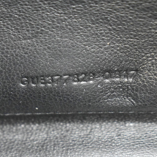 YVES SAINT LAURENT Cassandre Chain Wallet Leather Crossbody Bag Black