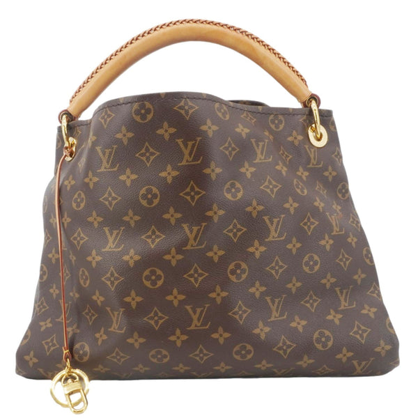 LOUIS VUITTON Artsy MM Monogram Canvas Shoulder Bag Brown
