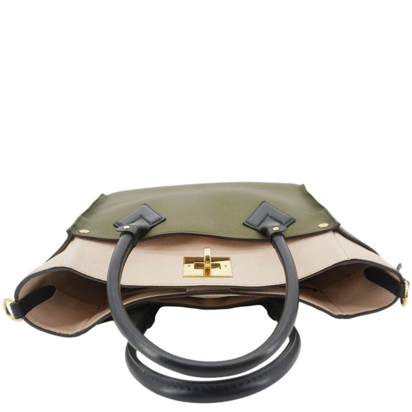 LOUIS VUITTON On My Side MM Monogram Canvas Satchel Bag Cream