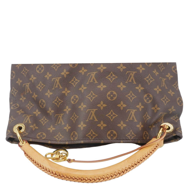 LOUIS VUITTON Artsy MM Monogram Canvas Shoulder Bag Brown