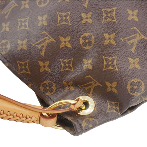 LOUIS VUITTON Artsy MM Monogram Canvas Shoulder Bag Brown