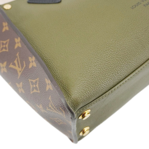 LOUIS VUITTON On My Side MM Monogram Canvas Satchel Bag Cream