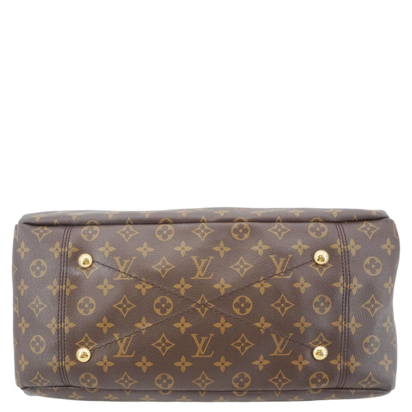 LOUIS VUITTON Artsy MM Monogram Canvas Shoulder Bag Brown