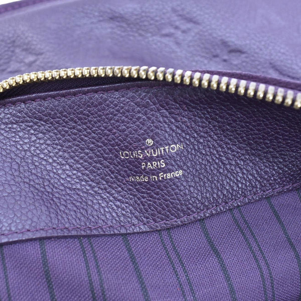 LOUIS VUITTON Audacieuse MM Empreinte Leather Shoulder Bag Terre