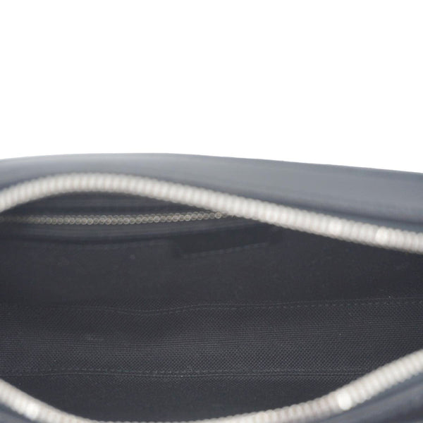 GUCCI Azalea Retro Interlocking G Supreme Canvas Shoulder Bag Black 703468