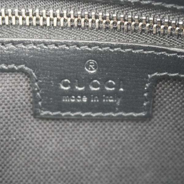 GUCCI Azalea Retro Interlocking G Supreme Canvas Shoulder Bag Black 703468