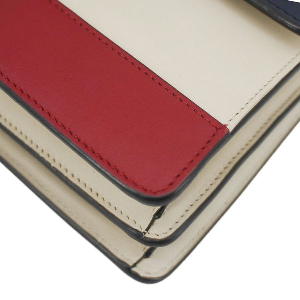 GUCCI Dionysus Bamboo Medium Leather Top Handle Shoulder Bag White 448075