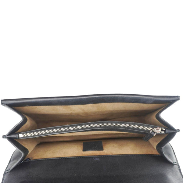 GUCCI Arabesque Small Dionysus GG Supreme Canvas Shoulder Bag Black 400249