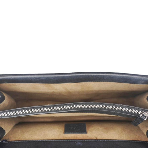 GUCCI Arabesque Small Dionysus GG Supreme Canvas Shoulder Bag Black 400249