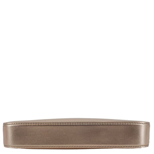 CHRISTIAN LOUBOUTIN Loubila Metallic Nappa Leather Tote Bag Leche