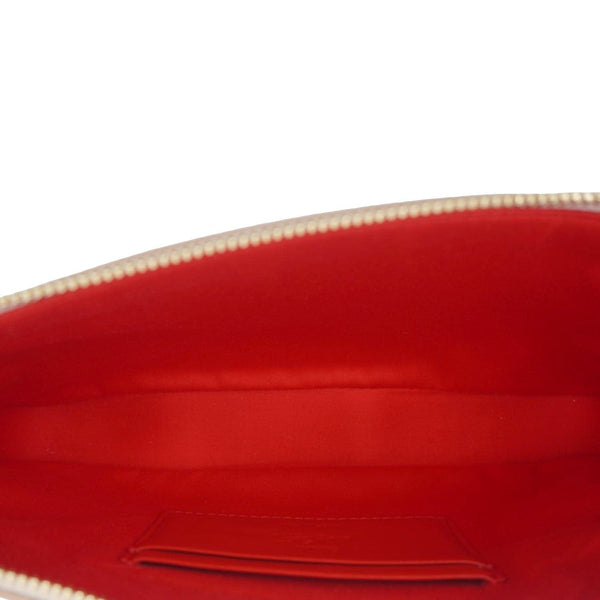 CHRISTIAN LOUBOUTIN Loubila Metallic Nappa Leather Tote Bag Leche