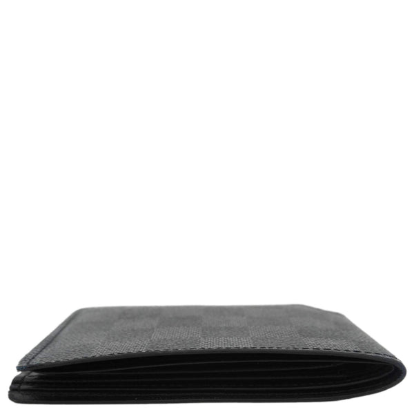 LOUIS VUITTON Damier Graphite Canvas Multiple Wallet Black