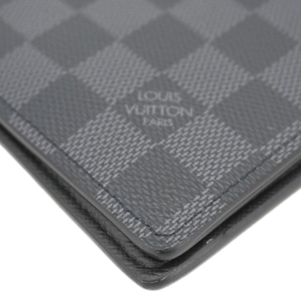 LOUIS VUITTON Damier Graphite Canvas Multiple Wallet Black