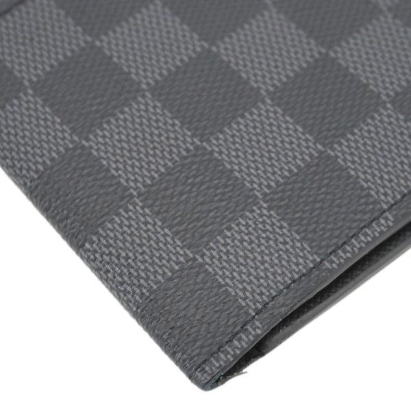 LOUIS VUITTON Damier Graphite Canvas Multiple Wallet Black