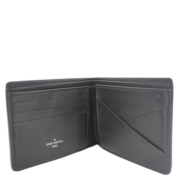 LOUIS VUITTON Damier Graphite Canvas Multiple Wallet Black