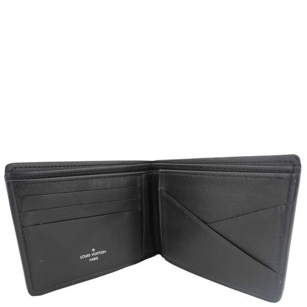 LOUIS VUITTON Damier Graphite Canvas Multiple Wallet Black