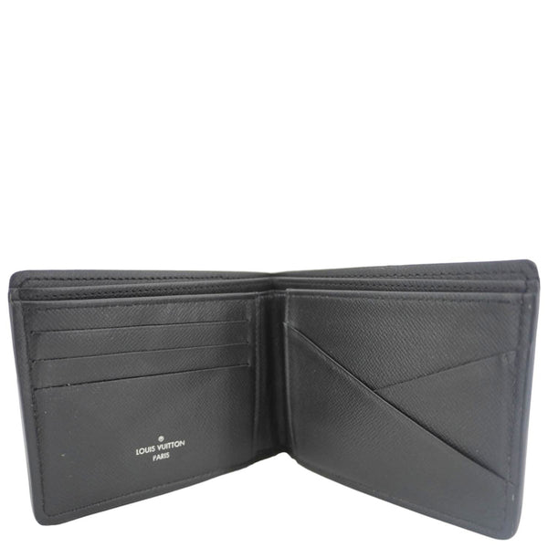 LOUIS VUITTON Damier Graphite Canvas Multiple Wallet Black