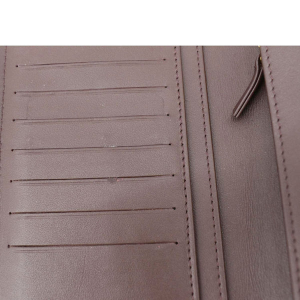 CHANEL Bifold Quilted Caviar Leather Long Wallet Black