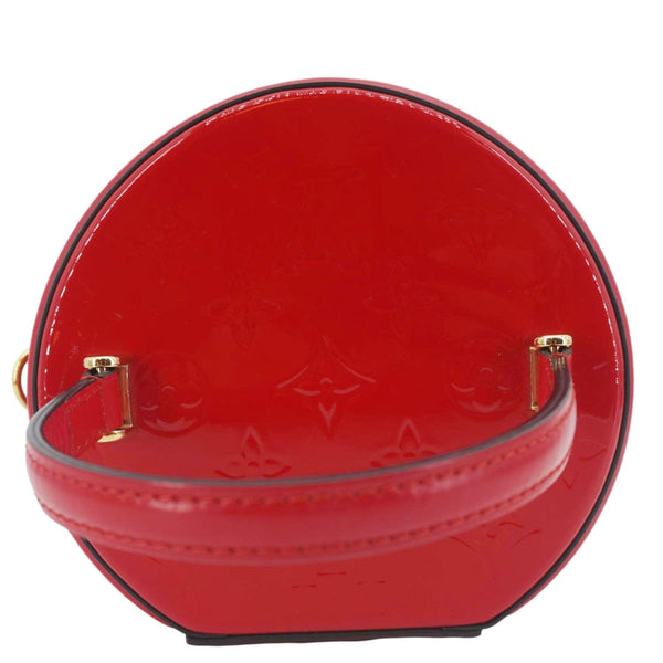 LOUIS VUITTON Cannes PM Monogram Vernis Shoulder Bag Cherry