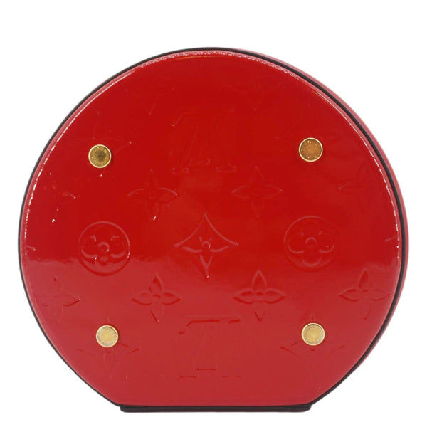 LOUIS VUITTON Cannes PM Monogram Vernis Shoulder Bag Cherry