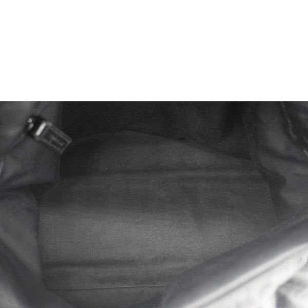 YVES SAINT LAURENT Loulou Puffer Quilted Lambskin Leather Crossbody Bag Black