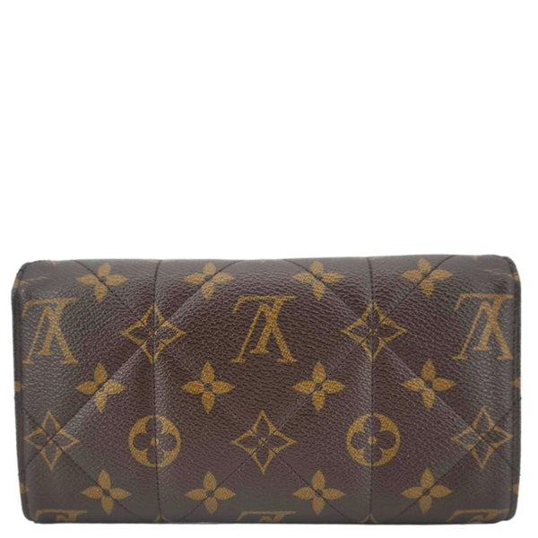 LOUIS VUITTON Sarah Etoile Monogram Canvas Wallet Brown
