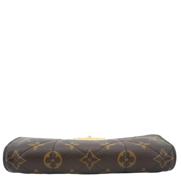 LOUIS VUITTON Sarah Etoile Monogram Canvas Wallet Brown
