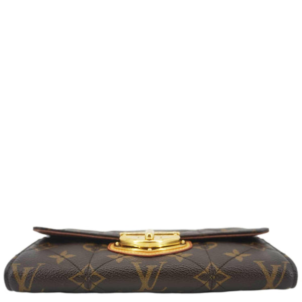 LOUIS VUITTON Sarah Etoile Monogram Canvas Wallet Brown