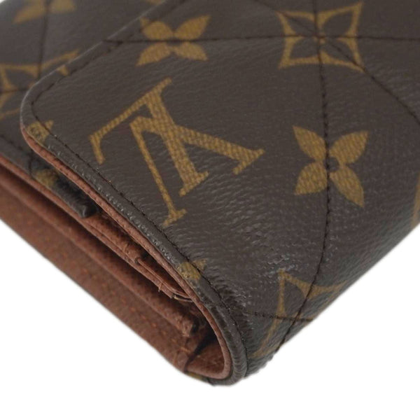 LOUIS VUITTON Sarah Etoile Monogram Canvas Wallet Brown