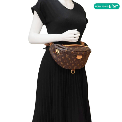 LOUIS VUITTON Monogram Canvas Bumbag Brown
