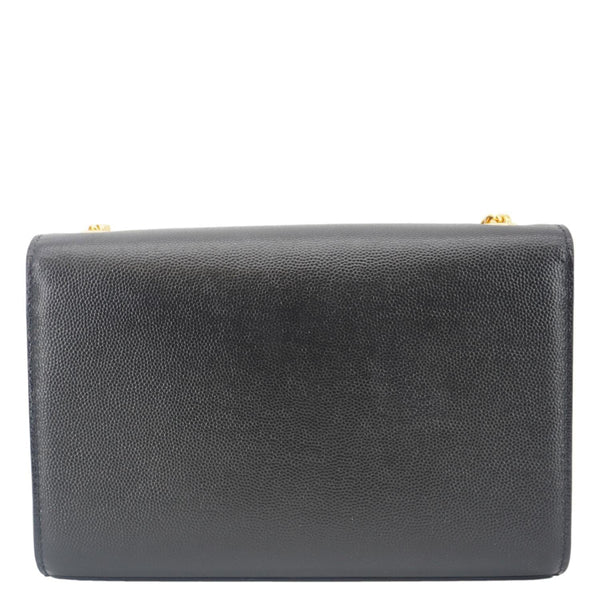 YVES SAINT LAURENT Kate Medium Grain De Poudre Leather Crossbody Bag Black