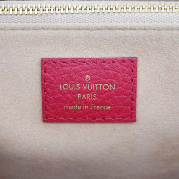 LOUIS VUITTON Volta Taurillon Leather Shoulder Bag Coquelicot