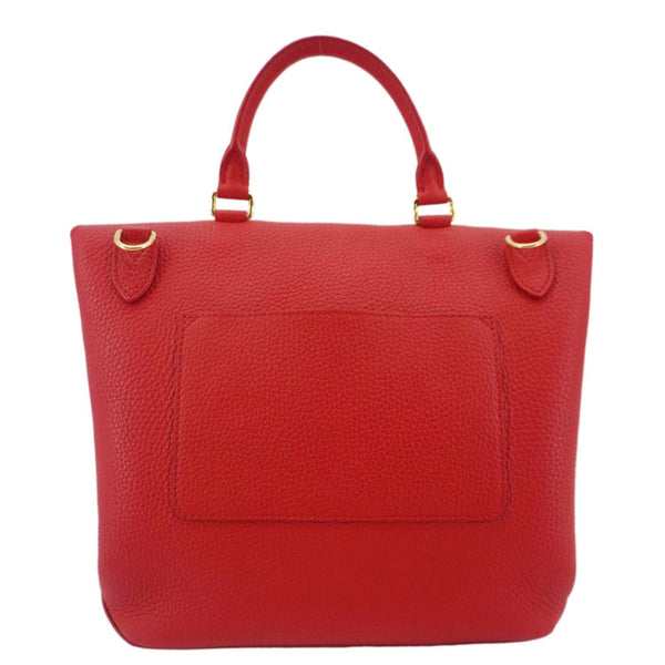 LOUIS VUITTON Volta Taurillon Leather Shoulder Bag Coquelicot