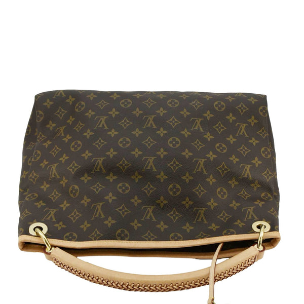 LOUIS VUITTON Artsy MM NM Monogram Canvas Shoulder Bag Brown