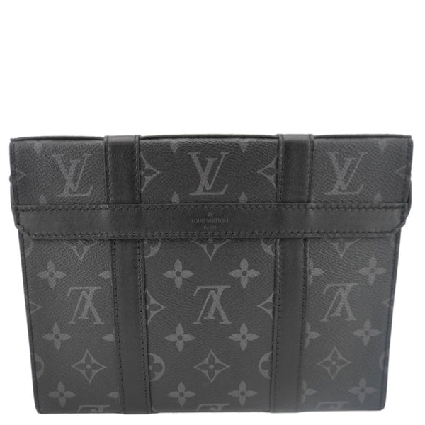 LOUIS VUITTON Trunk Messenger Monogram Eclipse Trunk Crossbody Bag Black
