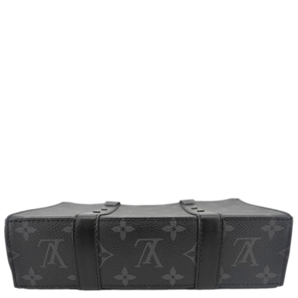LOUIS VUITTON Trunk Messenger Monogram Eclipse Trunk Crossbody Bag Black