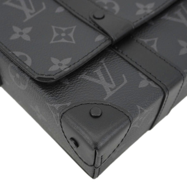 LOUIS VUITTON Trunk Messenger Monogram Eclipse Trunk Crossbody Bag Black