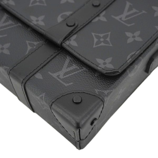 LOUIS VUITTON Trunk Messenger Monogram Eclipse Trunk Crossbody Bag Black