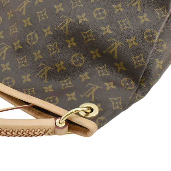 LOUIS VUITTON Artsy MM NM Monogram Canvas Shoulder Bag Brown