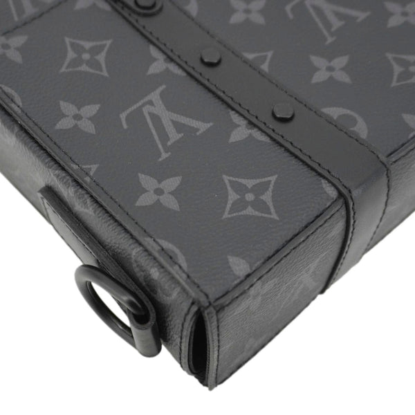 LOUIS VUITTON Trunk Messenger Monogram Eclipse Trunk Crossbody Bag Black