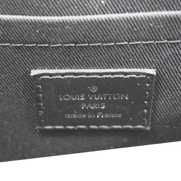 LOUIS VUITTON Trunk Messenger Monogram Eclipse Trunk Crossbody Bag Black