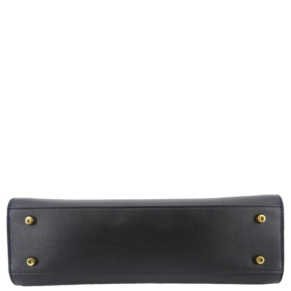 Versace Medusa '95 Smooth Leather Tote Bag Black