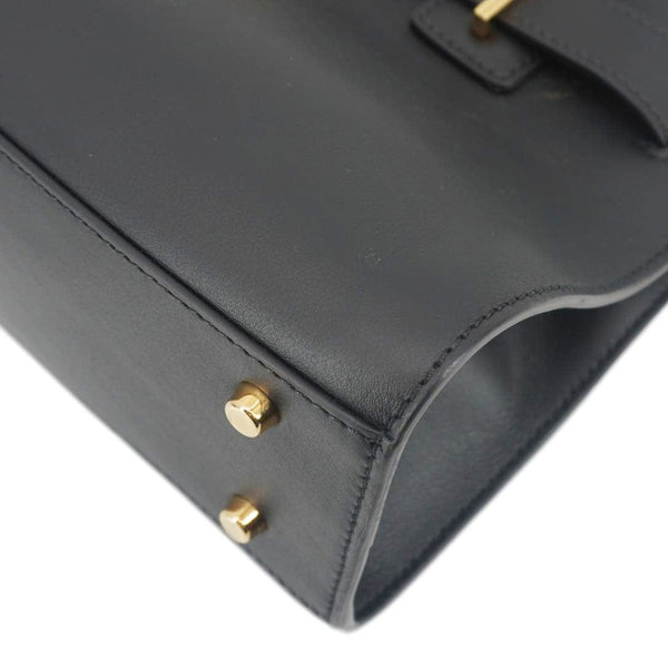 Versace Medusa '95 Smooth Leather Tote Bag Black