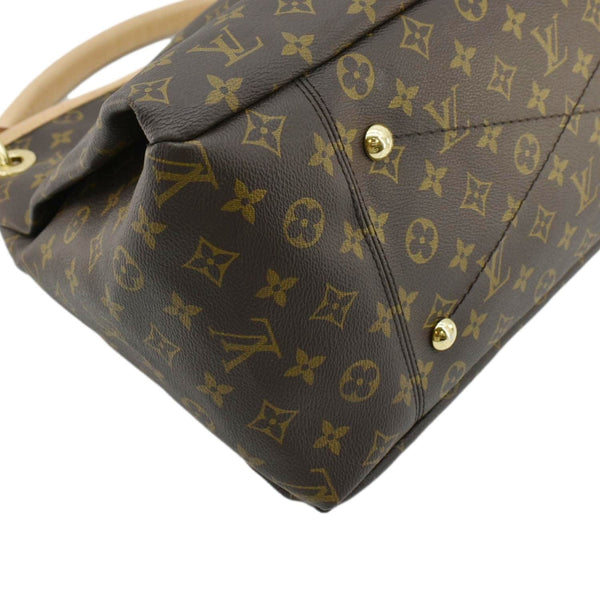 LOUIS VUITTON Artsy MM NM Monogram Canvas Shoulder Bag Brown