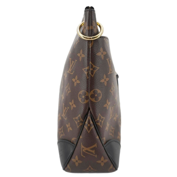 LOUIS VUITTON Odeon NM MM Monogram Canvas Shoulder Bag Black